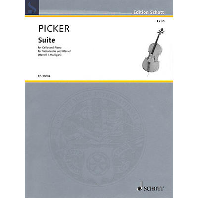 Schott Suite for Cello and Piano Misc Series Softcover