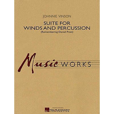 Hal Leonard Suite for Winds and Percussion Concert Band Level 4 Composed by Johnnie Vinson