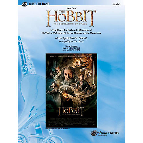Suite from The Hobbit: The Desolation of Smaug Concert Band Grade 3.5 Set
