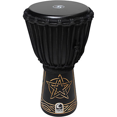 Toca Sully Erna Signature Black Mamba Wood Djembe -
