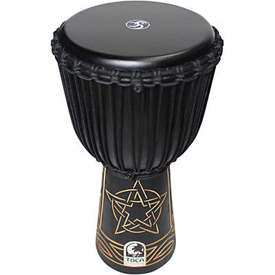 Toca Sully Erna Signature Black Mamba Wood Djembe -