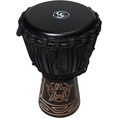 Toca Sully Erna Signature Black Mamba Wood Djembe -