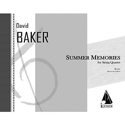 Lauren Keiser Music Publishing Summer Memories (for String Quartet) LKM Music Series Composed by David Baker