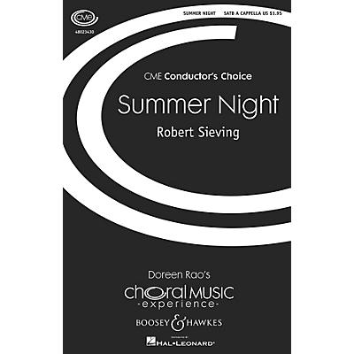 Boosey and Hawkes Summer Night (CME Conductor's Choice) SATB a cappella composed by Robert Sieving