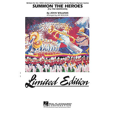 Hal Leonard Summon the Heroes Marching Band Level 5 Arranged by Jay Bocook