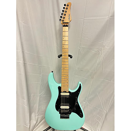 Schecter Guitar Research Sun Valley Solid Body Electric Guitar blue green