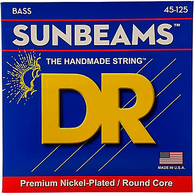 DR Strings Sunbeams NMR5-45 Medium 5-String Bass Strings .125 Low B