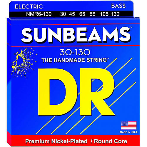 Sunbeams NMR6-130 Medium 6-String Strings Bass Strings .130 Low B