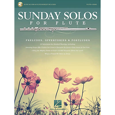 Hal Leonard Sunday Solos for Flute Instrumental Folio Series Softcover Audio Online