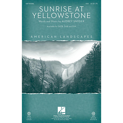 Hal Leonard Sunrise at Yellowstone (from American Landscapes) SSA