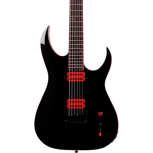 Schecter Guitar Research Sunset-6 ET EX Red Dawn Electric Guitar Gloss Black