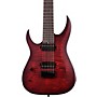 Schecter Guitar Research Sunset 7-String Extreme Left-Handed Electric Guitar Scarlet Burst