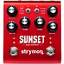 Strymon Sunset Dual Overdrive Effects Pedal Red