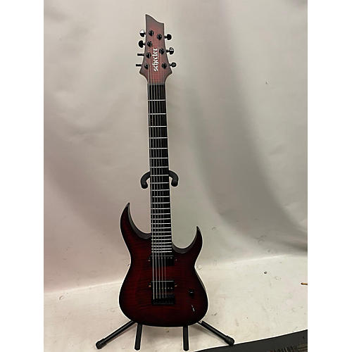 Schecter Guitar Research Sunset Extreme 7 Solid Body Electric Guitar SCARLETT BURST
