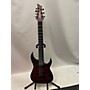 Used Schecter Guitar Research Sunset Extreme 7 Solid Body Electric Guitar SCARLETT BURST
