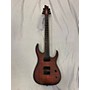 Used Schecter Guitar Research Sunset Extreme Solid Body Electric Guitar Scarlet Burst