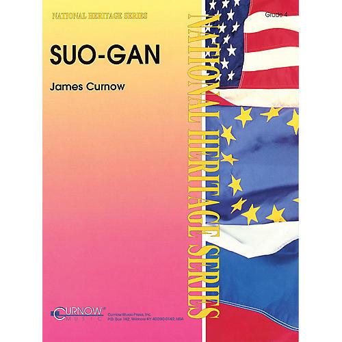 Suo-Gan (Grade 4 - Score Only) Concert Band Level 4 Arranged by James Curnow