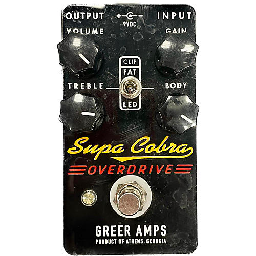 Greer Amplification Supa Cobra Effect Pedal