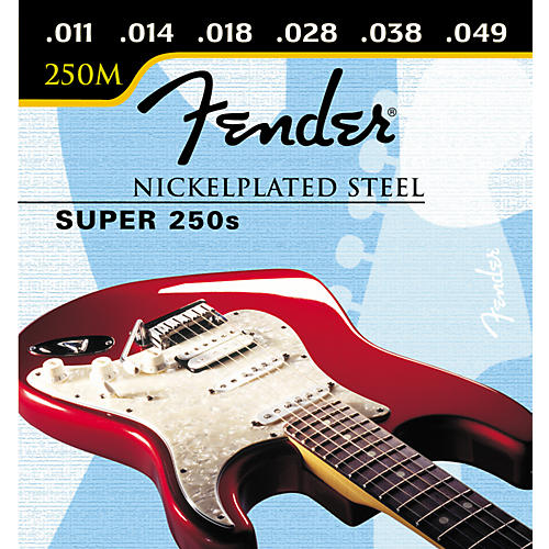 Super 250M Nickel/Steel Medium Ball End Electric Guitar Strings