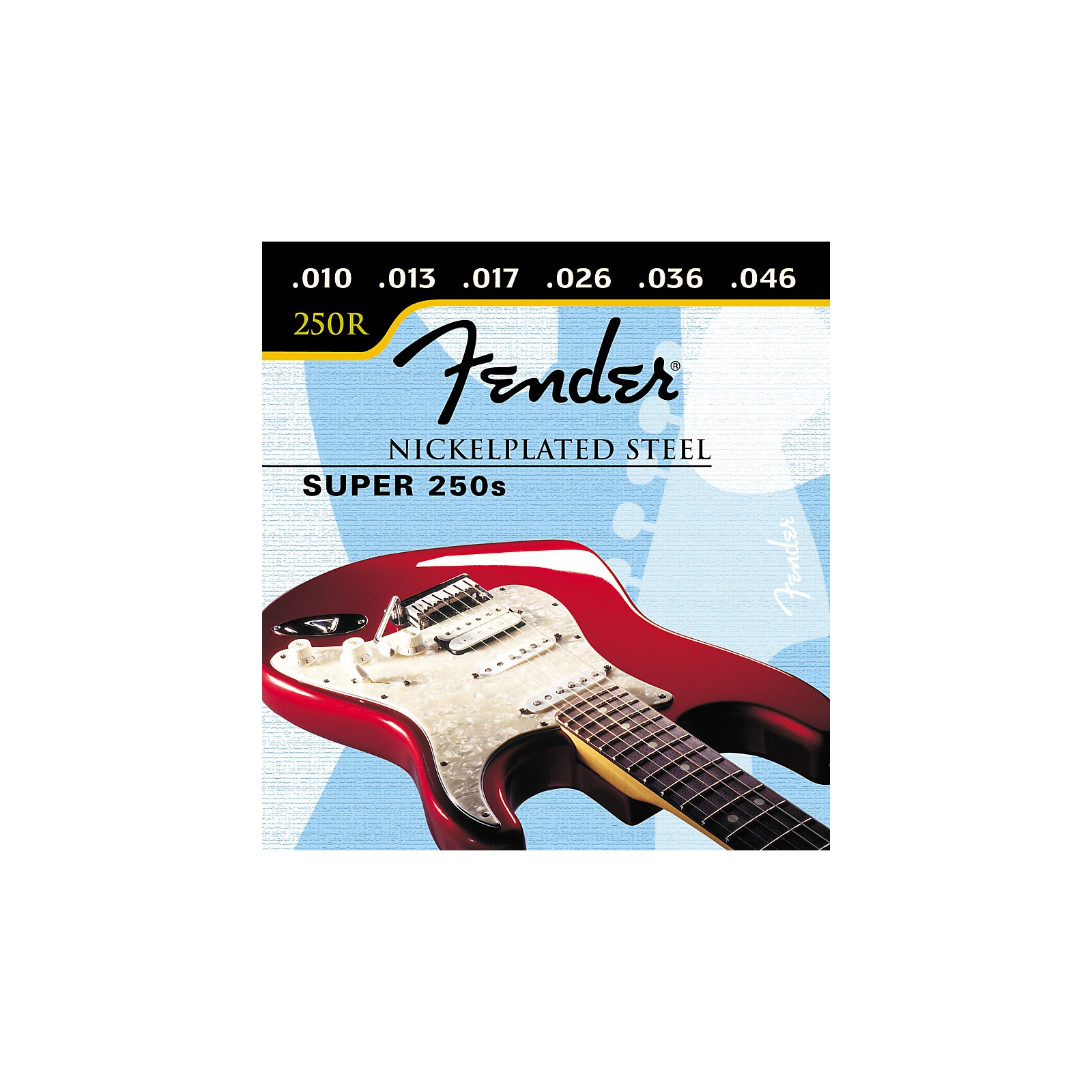 Fender Super 250R Nickel/Steel Regular Ball End Electric Guitar Strings