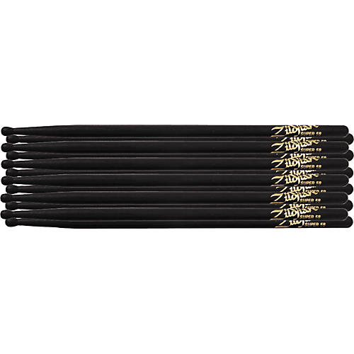 Super 5B Hickory Black Drumsticks 12-Pack