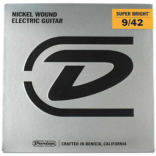 Super Bright Light Nickel Wound Electric Guitar Strings (9-42)
