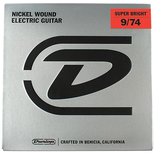 Super Bright Nickel Wound 8-String Electric Guitar Strings (9-74)