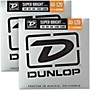 Dunlop Super Bright Steel Light 5-String Bass Guitar Strings (40-120) 2-Pack