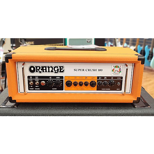 Orange Amplifiers Super Crush 100 Watt Guitar Amp Head Solid State Guitar Amp Head