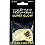 Ernie Ball Super Glow Guitar Picks - Heavy 12 Pack