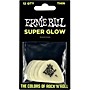 Ernie Ball Super Glow Guitar Picks - Thin 12 Pack