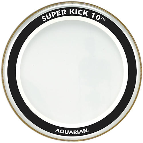 Aquarian Super Kick 10 Bass Drum Head Clear 18 in.