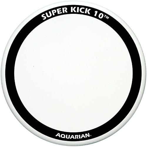 Aquarian Super-Kick 10 Bass Drum Head White Coated 18 in.