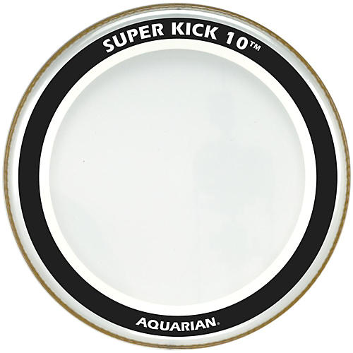 Aquarian Super-Kick 10 Bass Drumhead Clear 22 in.