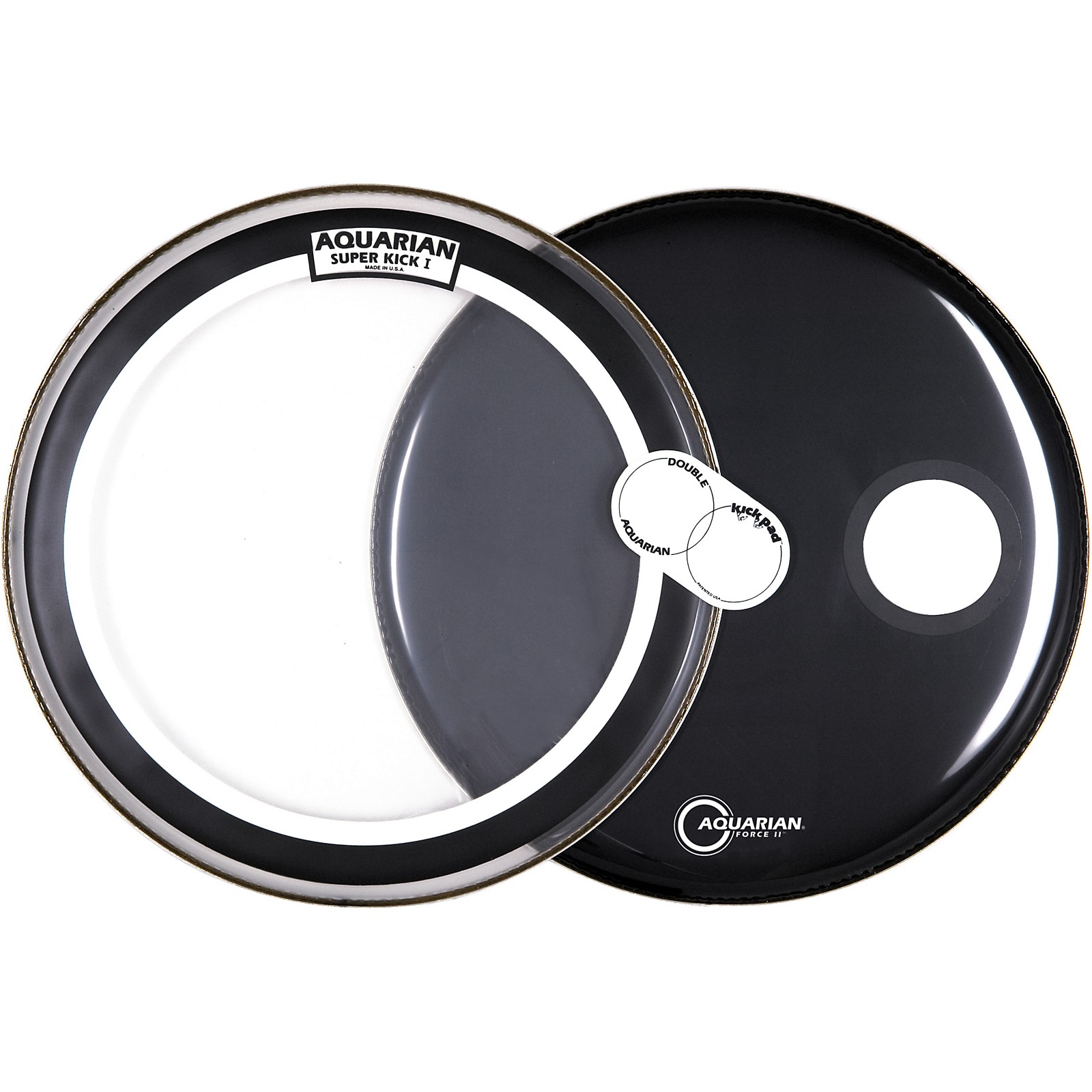 Aquarian Super Kick Bass Drum Head Pack, 22" 22 in. Musician's Friend