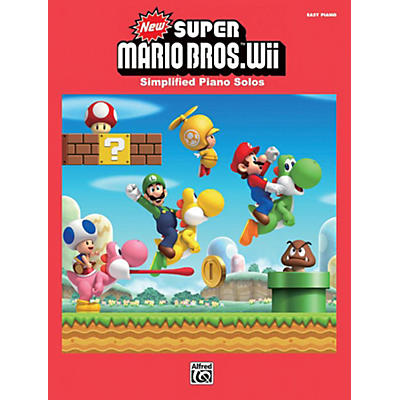Alfred Super Mario Bros. Wii Easy Piano Book