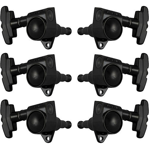 Grover Super Rotomatics 109 Series Tuning Machines Black Chrome