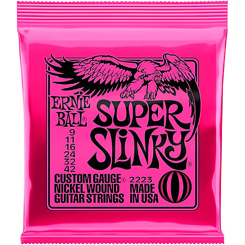 Ernie Ball Super Slinky 2223 (9-42) Nickel Wound Electric Guitar Strings