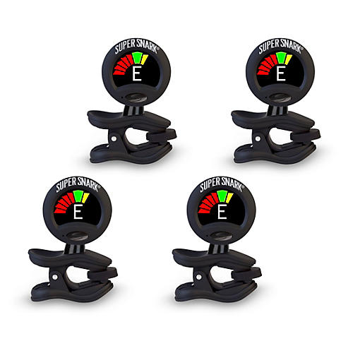 Snark Super Snark SS-3 Rechargeable Clip-on Tuner 4-Pack Black