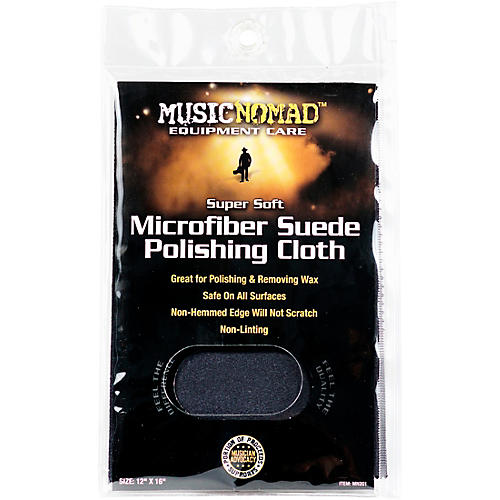 MusicNomad Super Soft Microfiber Suede Polishing Cloth