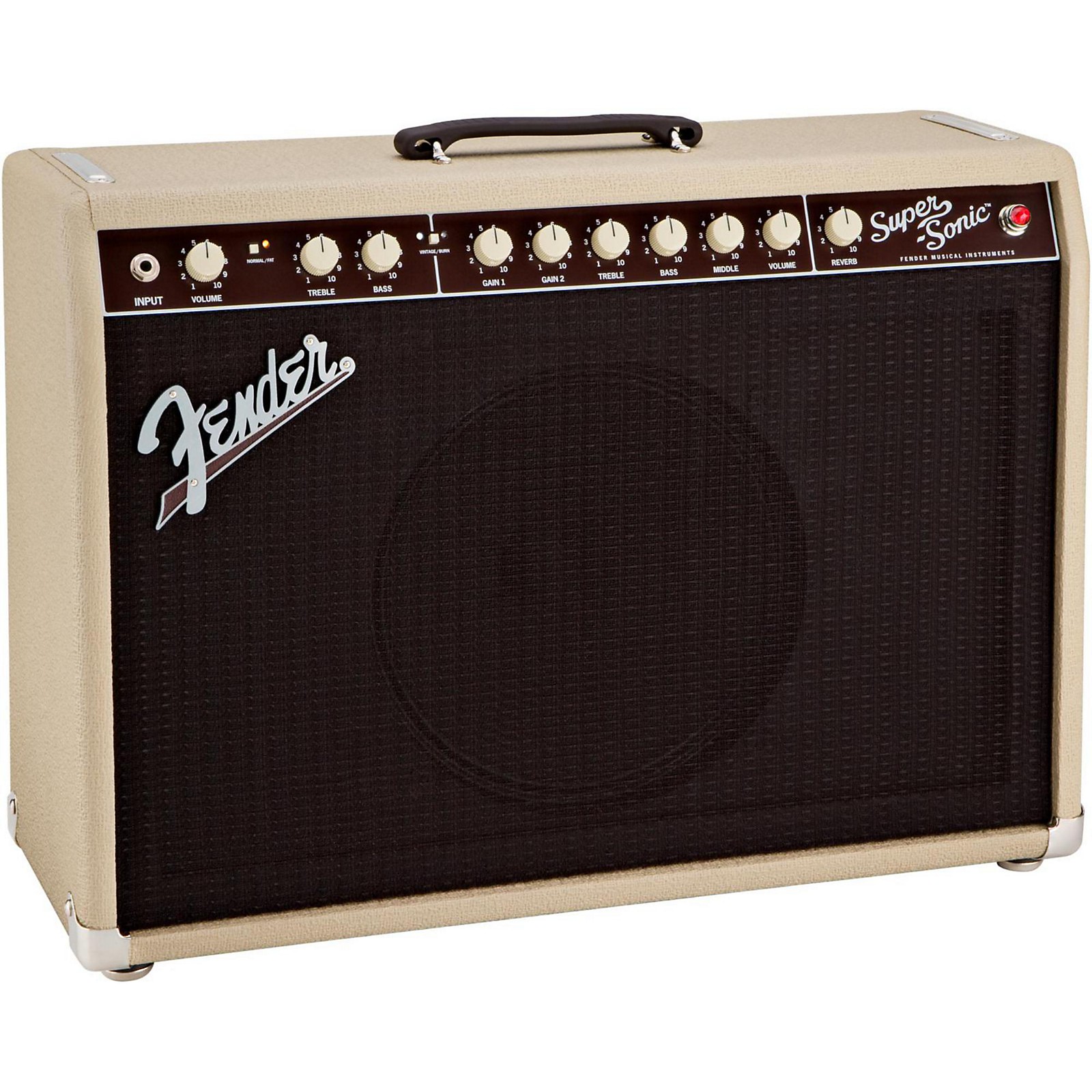 Fender SuperSonic 22 22W 1x12 Tube Guitar Combo Amp Blonde Musician