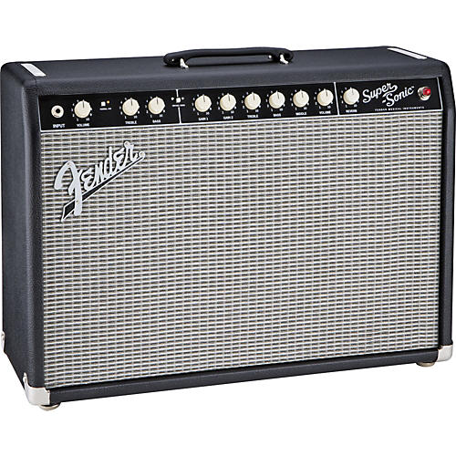 Fender Super-Sonic 22 22W 1x12 Tube Guitar Combo Amp Condition 2 - Blemished Black 197881199784