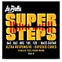 La Bella Super Steps Stainless Steel Exposed Cores 5-String Bass Strings Standard (45 - 128)