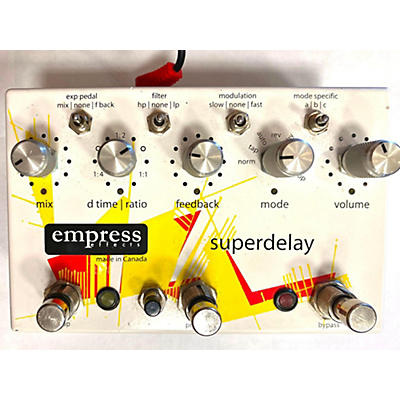 Empress Effects Superdelay Digital Delay Effect Pedal