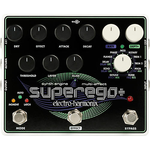 Electro-Harmonix Superego+ Synth Effects Pedal Condition 1 - Mint