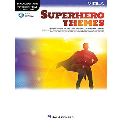 Hal Leonard Superhero Themes Instrumental Play-Along for Viola (Book with Online Audio)