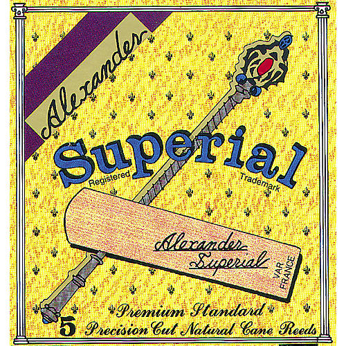 Alexander Reeds Superial Bb Clarinet Reed Strength 2 Box of 5