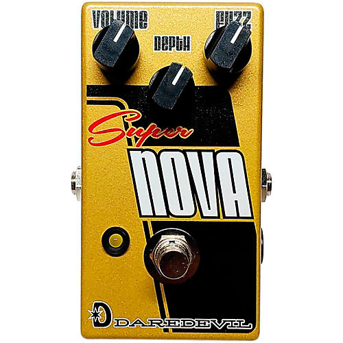 Daredevil Pedals Supernova Fuzz V2 Effects Pedal Gold
