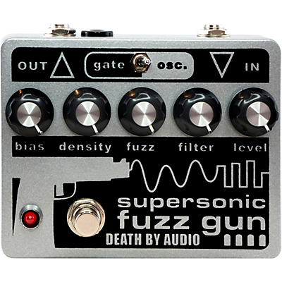 Death By Audio Supersonic Fuzz Gun Versatile Fuzz Effects Pedal