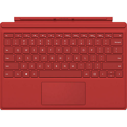 Surface Pro 4 Type Cover, Red